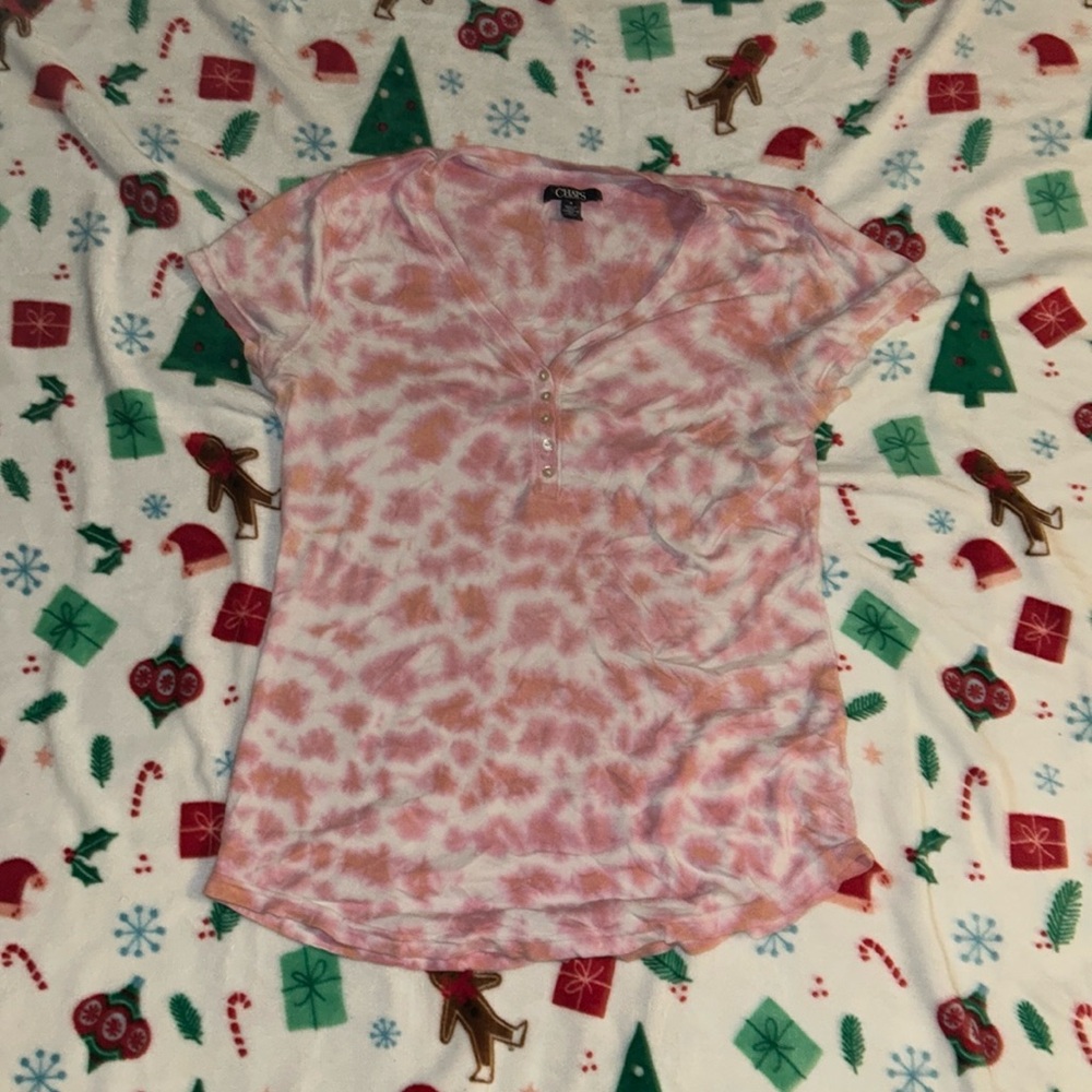 Chaps pink shirt